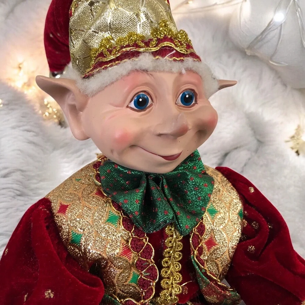Hobby Lobby Christmas Pixie Elf Poseable Shelf Sitter 21”